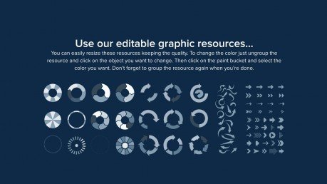 Abstract Orange presentation template