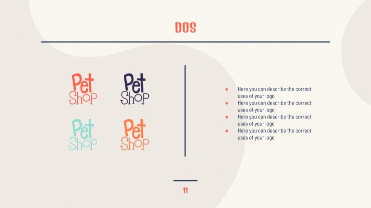 Modelo de apresentação Gestão de marca para pet shop