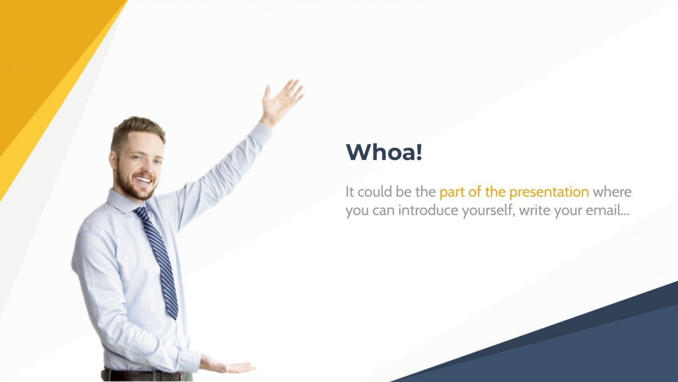 Yellow Abstract Business Google Slides and PowerPoint Template