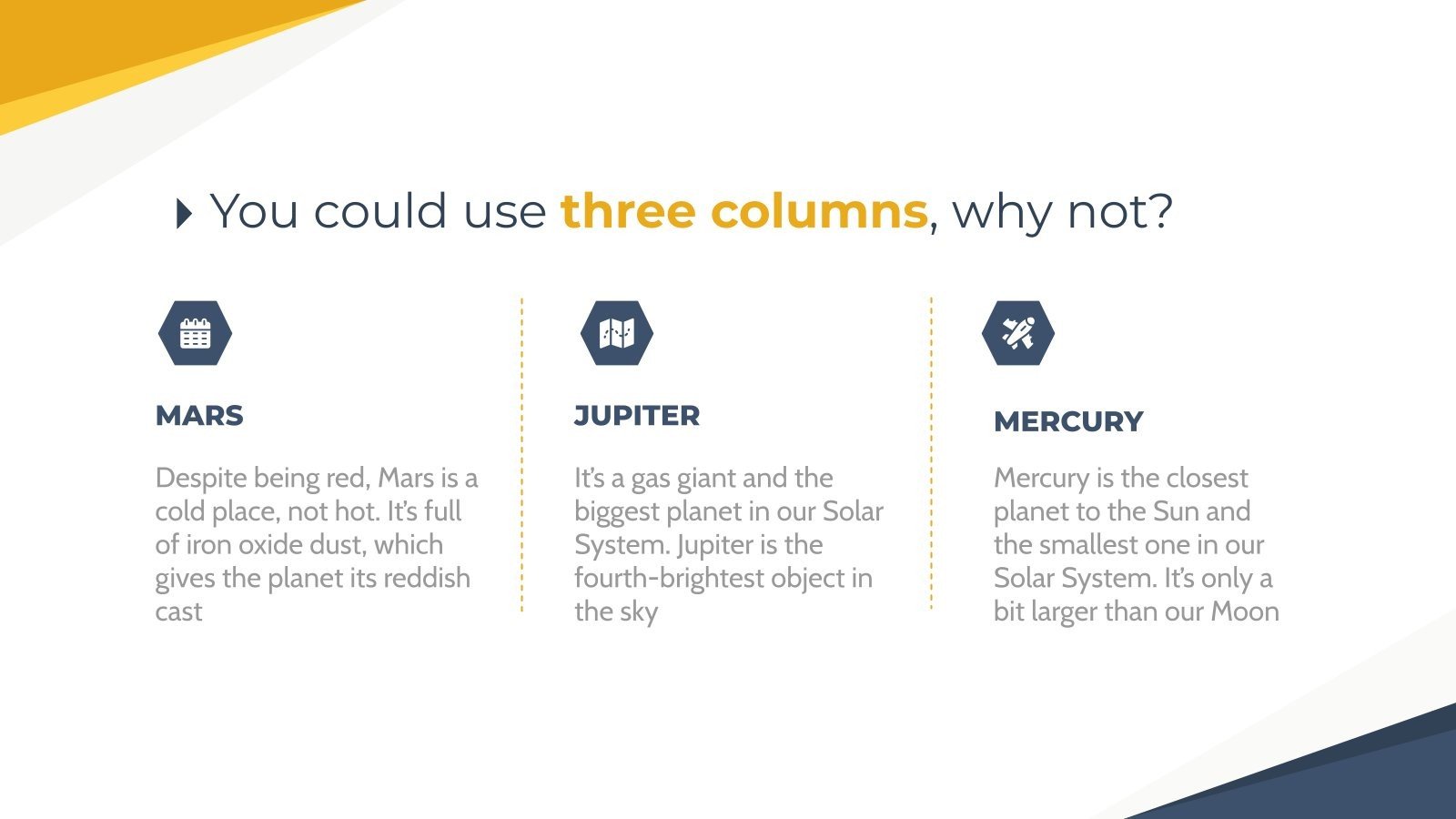 Yellow Abstract Business Google Slides and PowerPoint Template