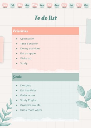 Graph Paper Aesthetic Yearly Planner presentation template 