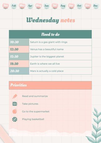 Graph Paper Aesthetic Yearly Planner presentation template 