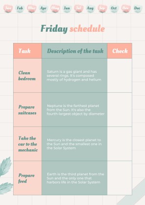 Graph Paper Aesthetic Yearly Planner presentation template 