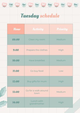 Graph Paper Aesthetic Yearly Planner presentation template 