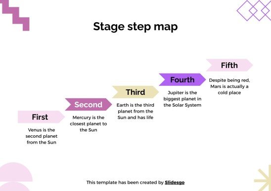 학생용 단계별 지도 프레젠테이션 템플릿