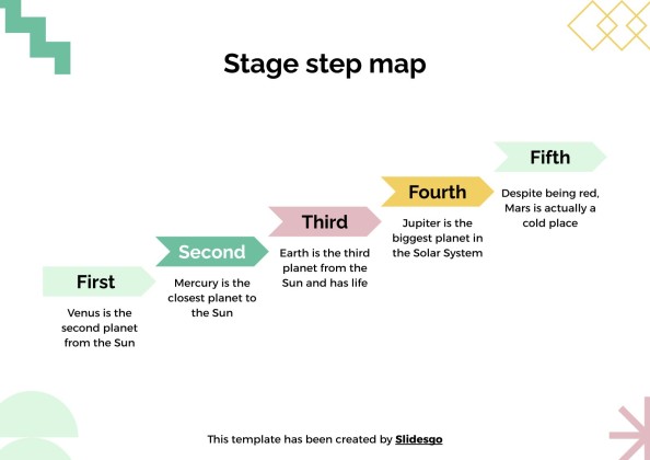 학생용 단계별 지도 프레젠테이션 템플릿