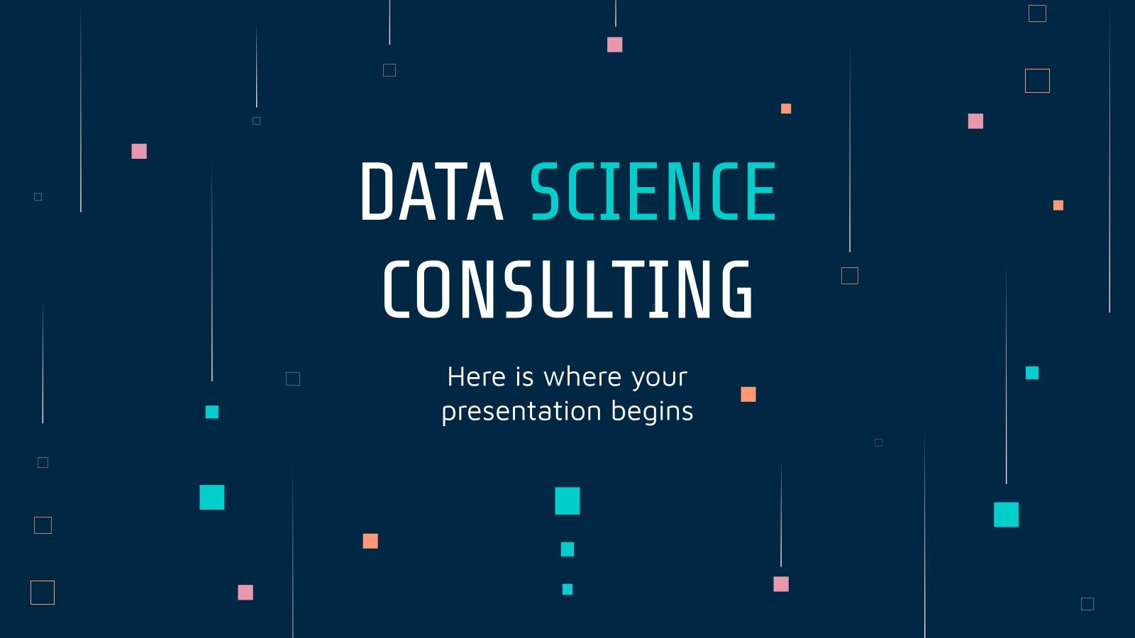 Conseil en data science Modèles de présentation