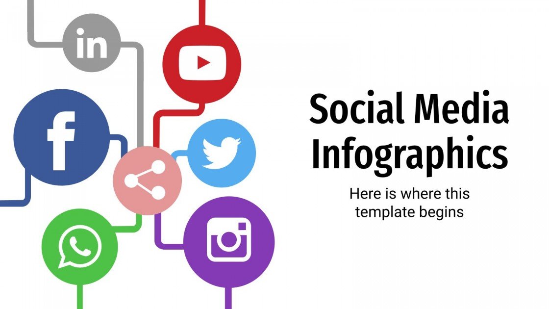 Free Social Media Infographics for Google Slides and PowerPoint