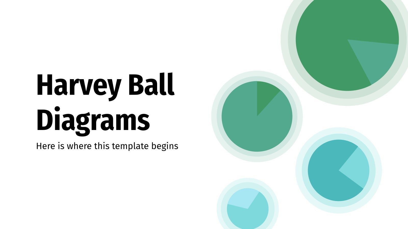 Harvey Ball Diagrams for Google Slides & PowerPoint