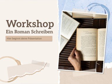 Novel Writing Workshop presentation template 