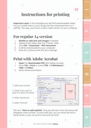 Artizo Digital Notebook presentation template 