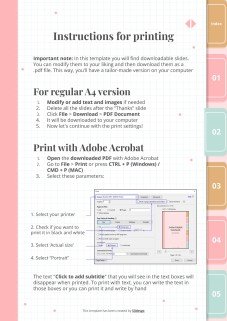 Artizo Digital Notebook presentation template 