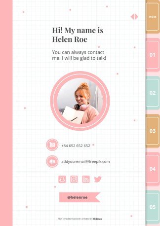 Artizo Digital Notebook presentation template 
