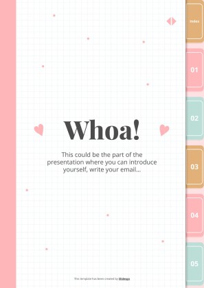 Artizo Digital Notebook presentation template 