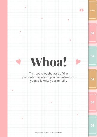 Artizo Digital Notebook presentation template 