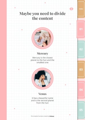 Artizo Digital Notebook presentation template 