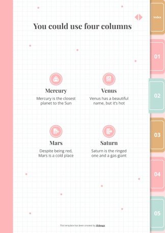 Artizo Digital Notebook presentation template 