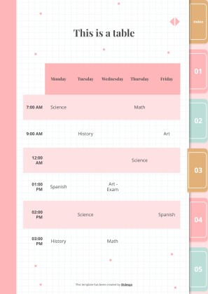 Artizo Digital Notebook presentation template 