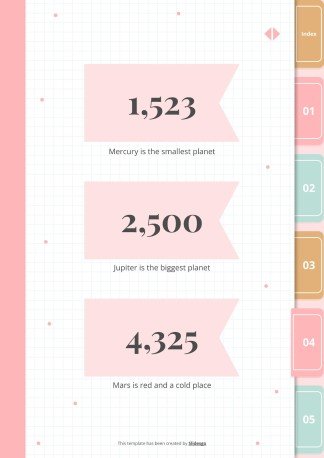 Artizo Digital Notebook presentation template 