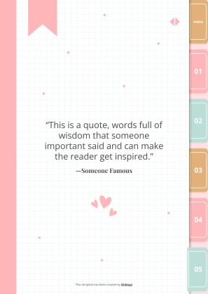 Artizo Digital Notebook presentation template 