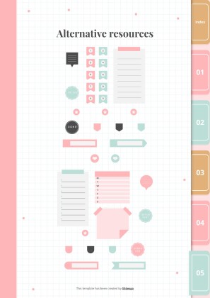 Artizo Digital Notebook presentation template 
