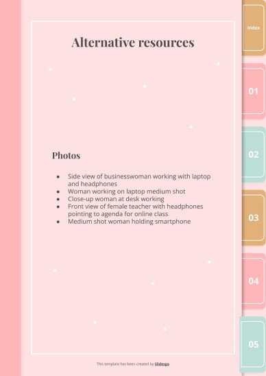 Artizo Digital Notebook presentation template 