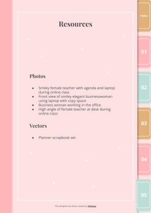 Artizo Digital Notebook presentation template 