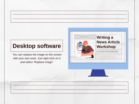 Writing a News Article Workshop presentation template 