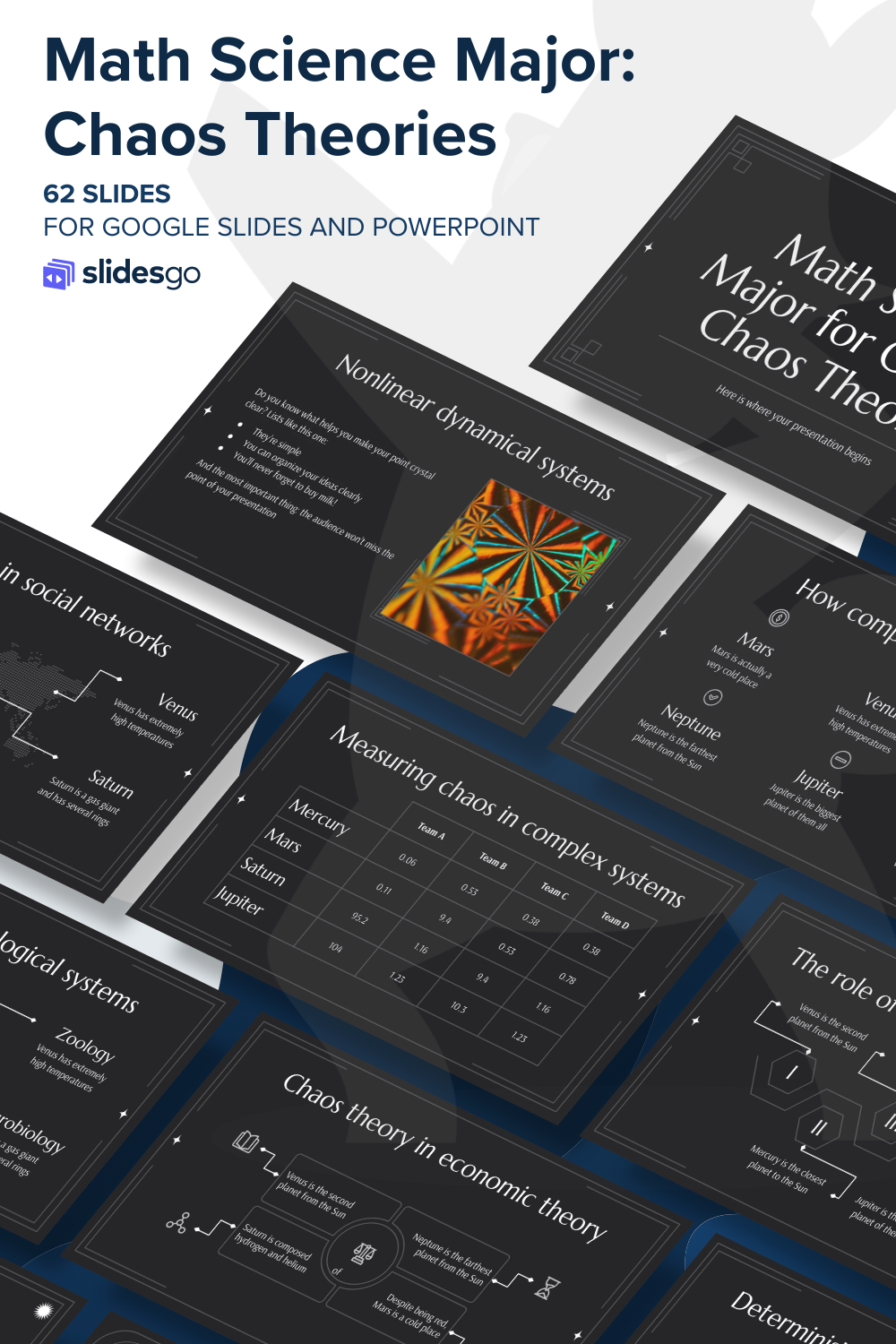 Chaos Math Class Math Science Major for College: Chaos Theory | Google Slides