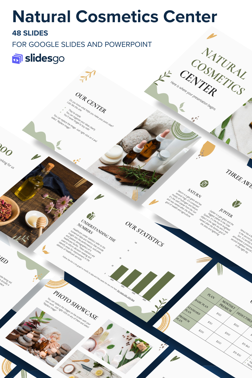 Natural Cosmetics Center Presentation | Google Slides & PPT