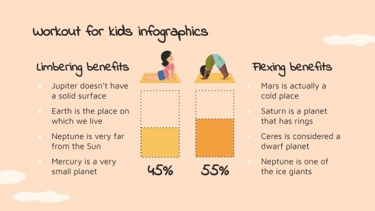 Workout for Kids Infographics | Google Slides & PowerPoint