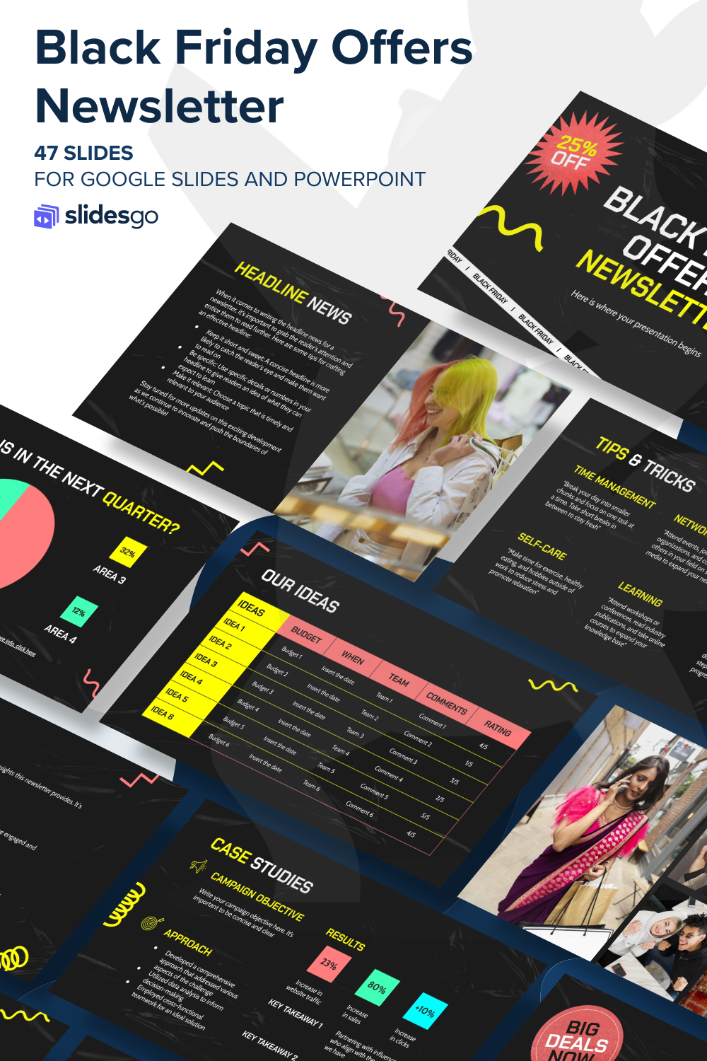 Black Friday Offers Newsletter | Google Slides & PPT