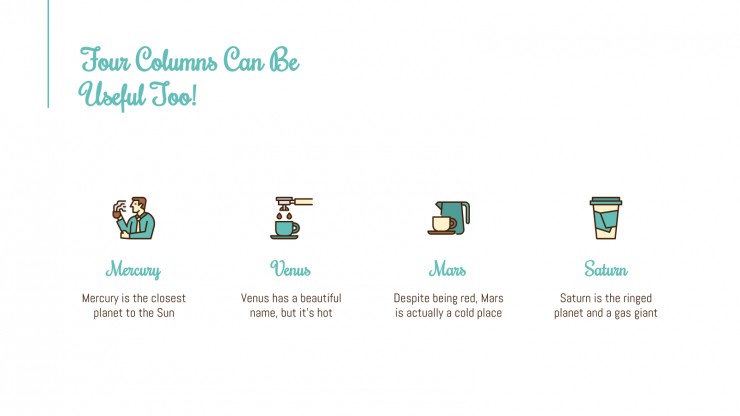 Hot Coffee Shop presentation template