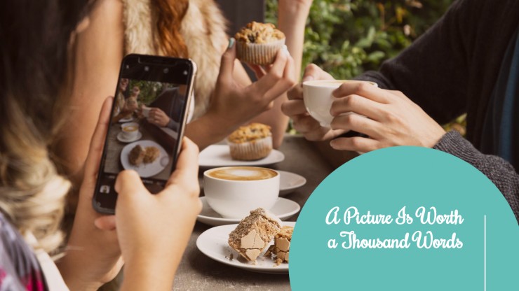 Hot Coffee Shop presentation template