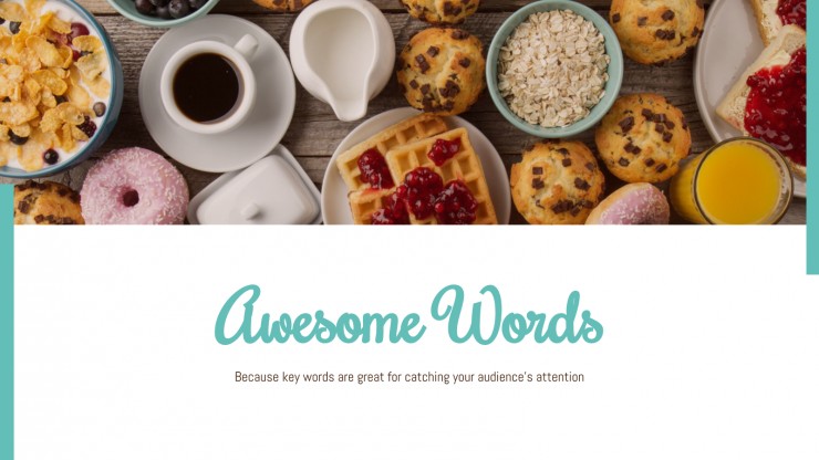 Hot Coffee Shop presentation template
