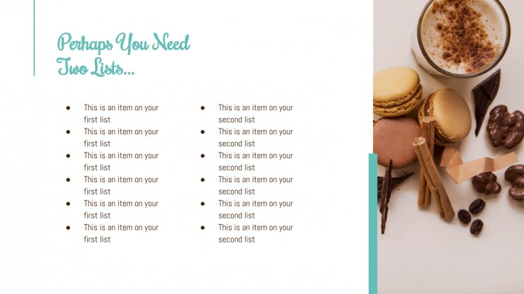 Hot Coffee Shop presentation template