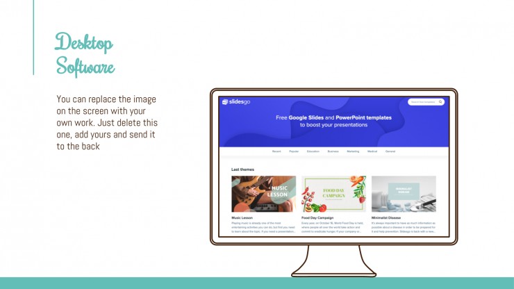 Hot Coffee Shop presentation template