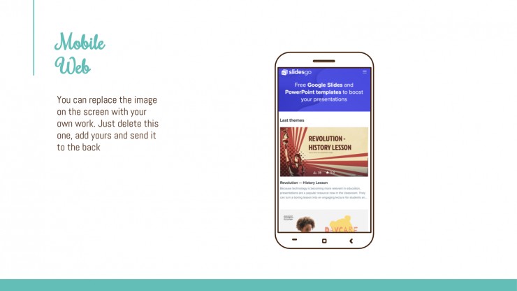 Hot Coffee Shop presentation template