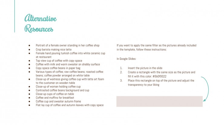 Hot Coffee Shop presentation template