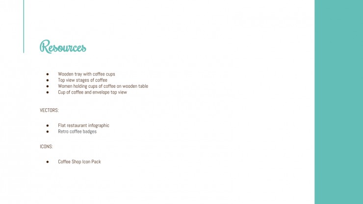 Hot Coffee Shop presentation template