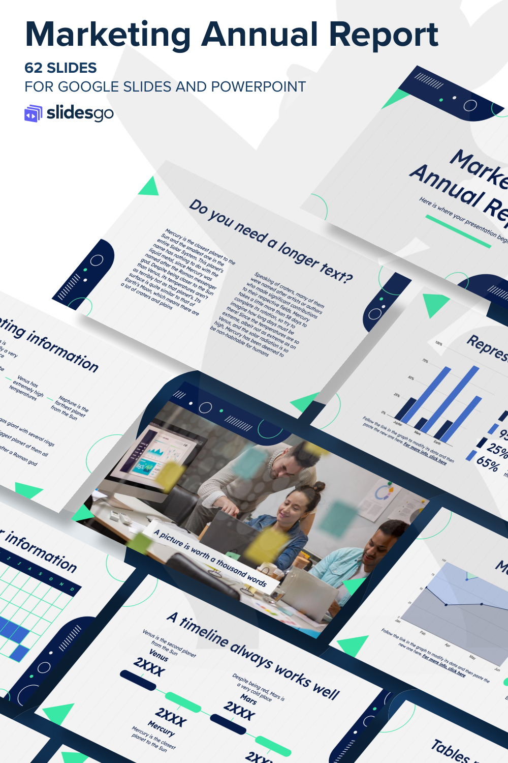 Marketing Annual Report | Google Slides & PowerPoint