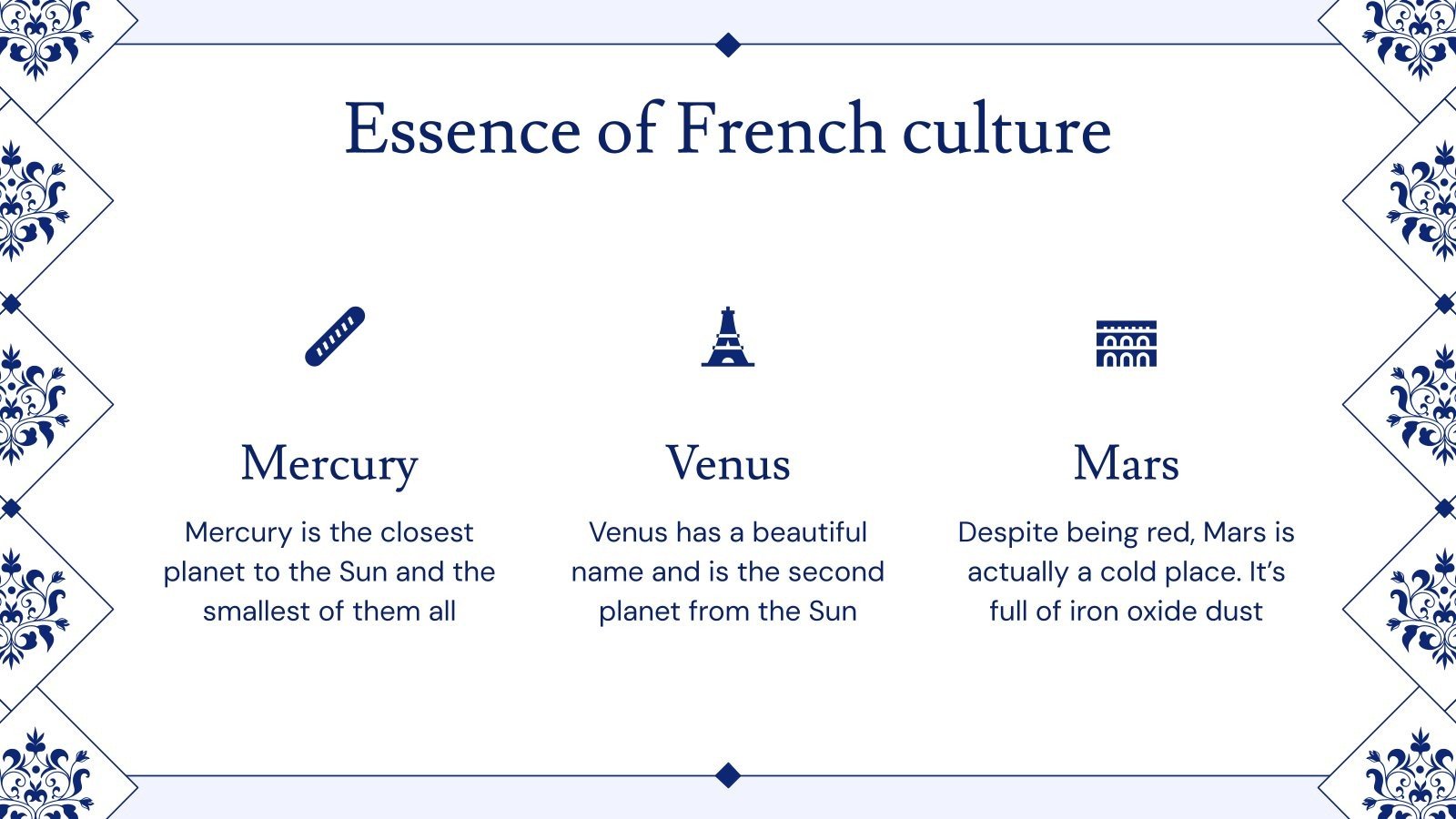 French Culture and Civilization Bachelor of Arts in French
