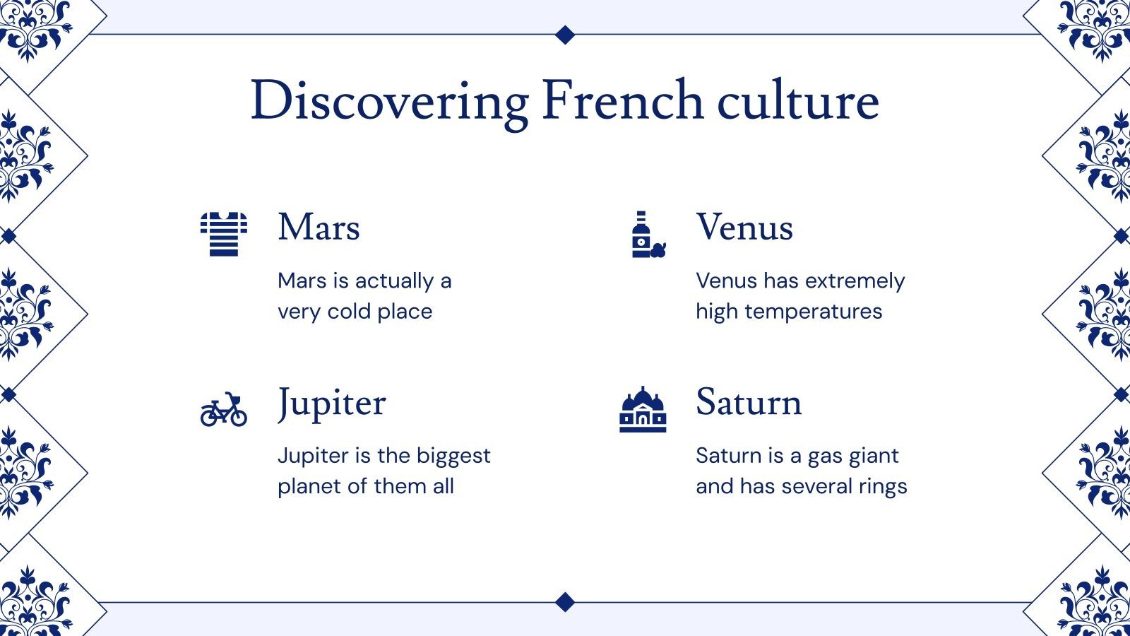 French Culture and Civilization Bachelor of Arts in French