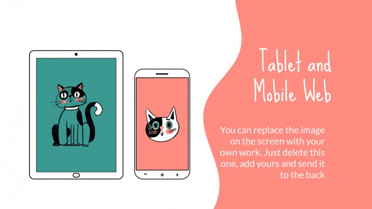 Doodle Cats Marketing Plan presentation template