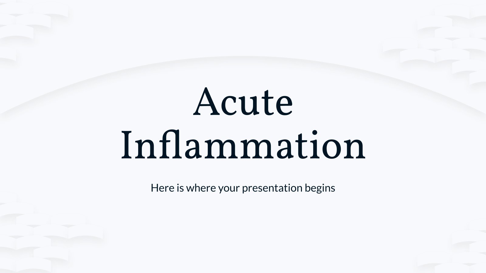 Acute Inflammation presentation template 