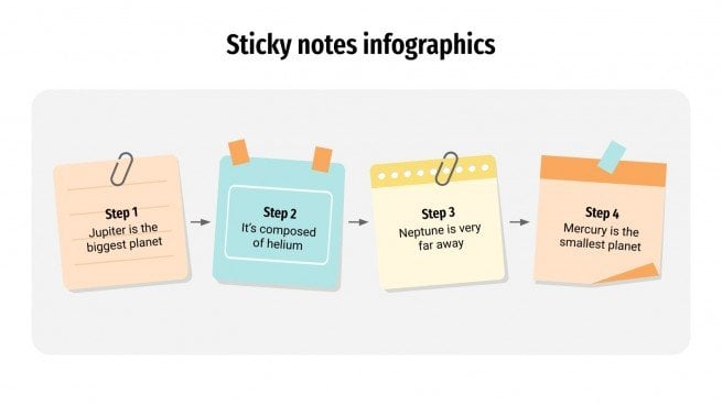 Sticky Notes Infographics | Google Slides and PowerPoint