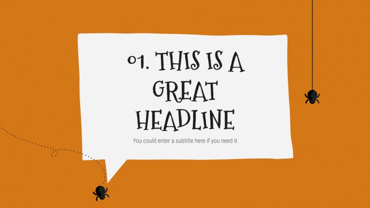 Happy Halloween presentation template