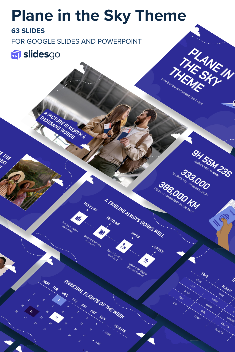Plane in the Sky Theme | Google Slides & PowerPoint