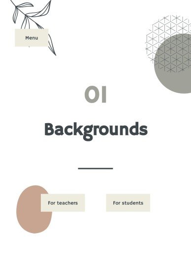 학생들을 위한 우아한 교육 팩 프레젠테이션 템플릿