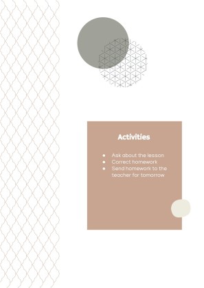 학생들을 위한 우아한 교육 팩 프레젠테이션 템플릿